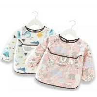 پیشبند آستین دار و جیب دار کودک