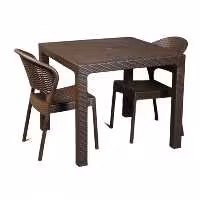 ست میز و صندلی دونفره ناصر پلاستیک مدل 972-323