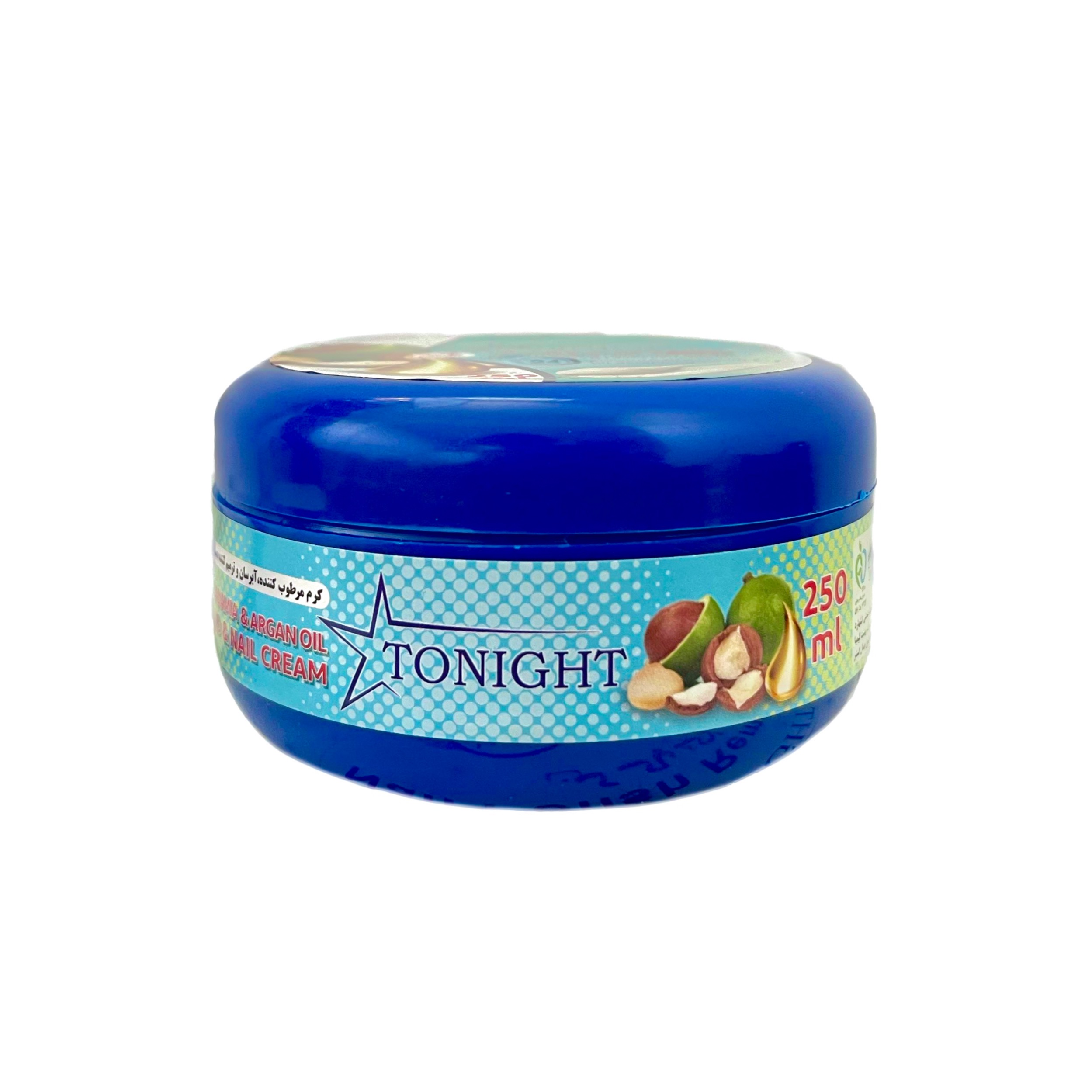 کرم مرطوب کننده دست و ناخن تونايت مدل ماكادميا و آرگان حجم 250 ميلي ليتر