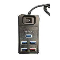 هاب 4 پورت USB3.0 به همراه کلید و پاور مدل 804 - دوسو آی تی