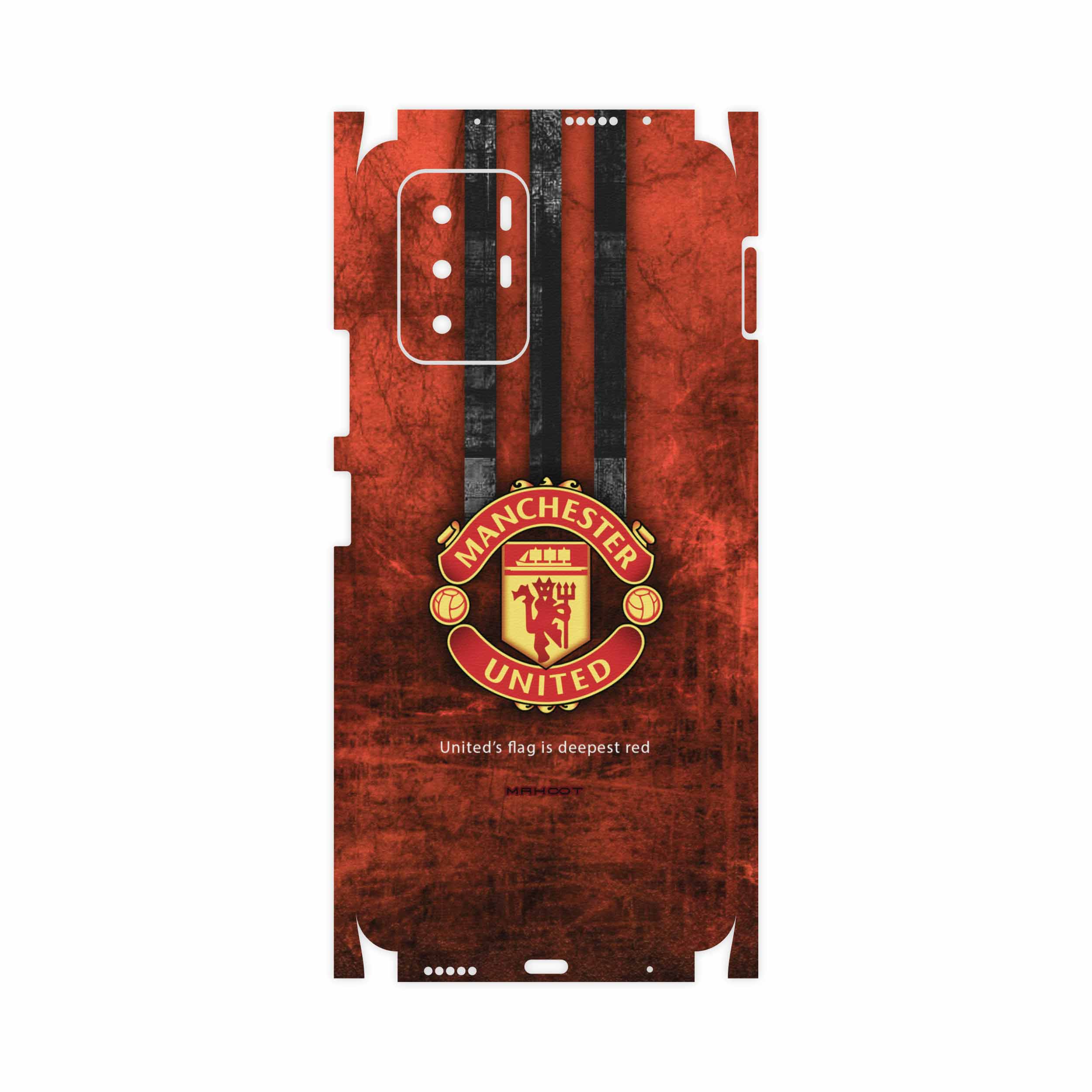 برچسب پوششی ماهوت مدل Manchester-United-FullSkin مناسب برای گوشی موبایل شیائومی Poco X3 GT 5G