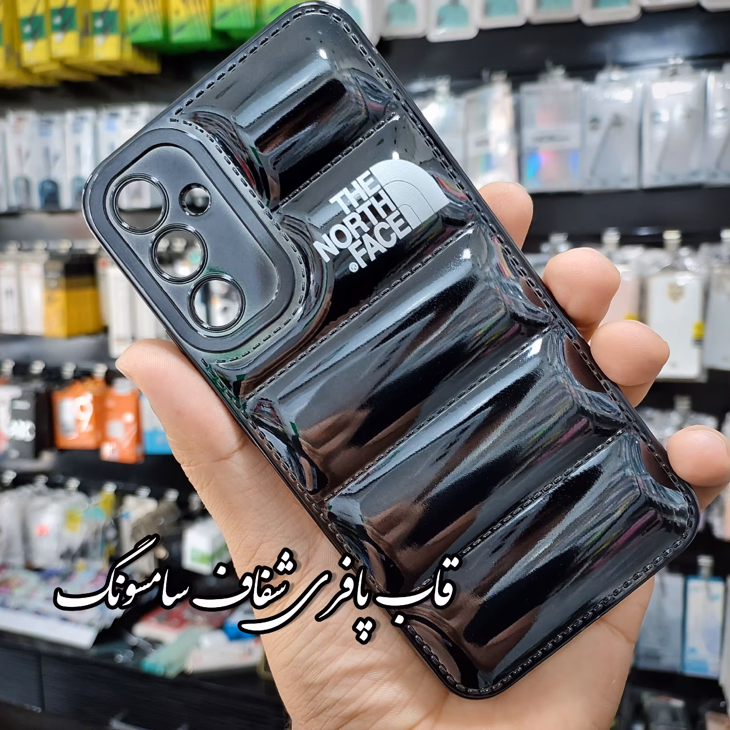 قاب،گارد موبایل A34سامسونگ( Samsung ) مدل پافری شفاف،ارسال رایگان 