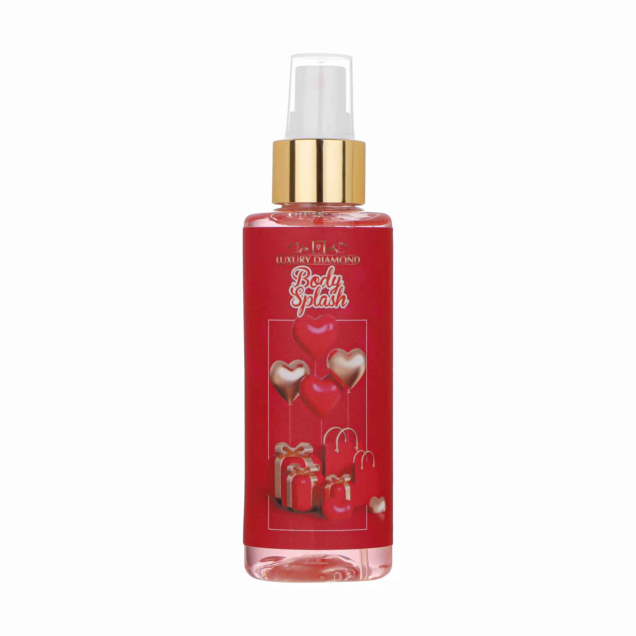 بادی اسپلش کودک لاکچری دایموند مدل Red heart حجم 150 میلی لیتر