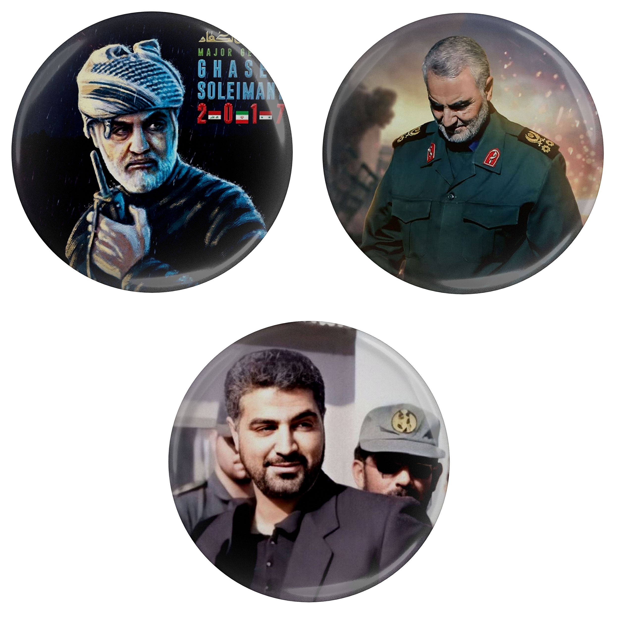 پیکسل مدل S3-64 طرح سردار شهید حاج قاسم سلیمانی مجموعه 3 عددی