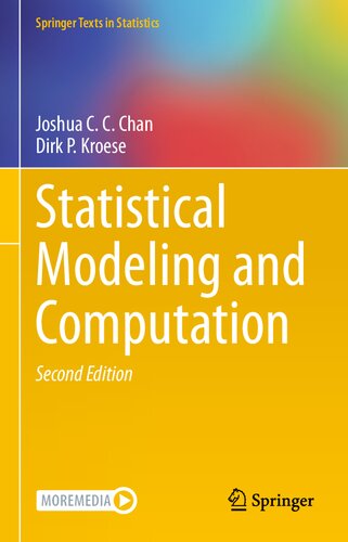 خرید و دانلود نسخه کامل کتاب Statistical Modeling and Computation