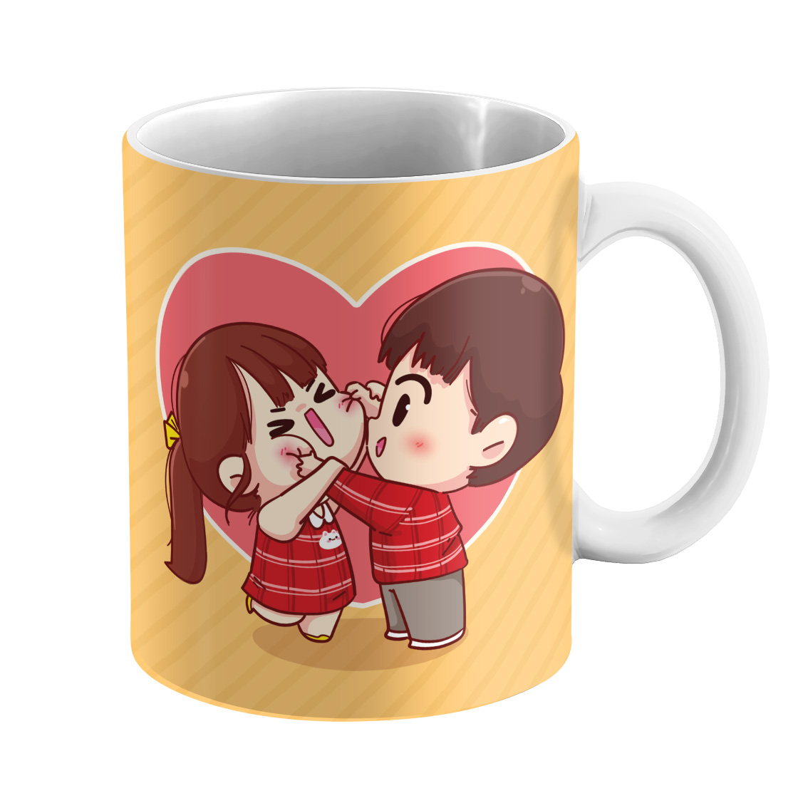 ماگ مدل سرامیکی طرح عاشقانه