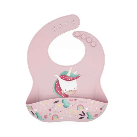 پیشبند سیلیکونی کودک ساسی طرح پونی SASSI