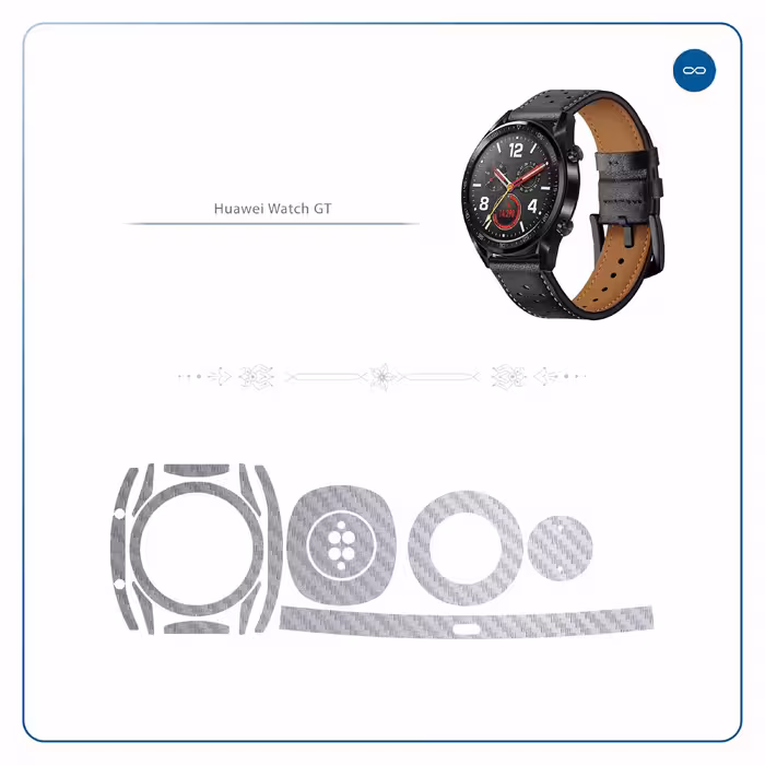 برچسب ماهوت طرح Steel-Fiber مناسب برای ساعت هوشمند هوآوی Watch GT