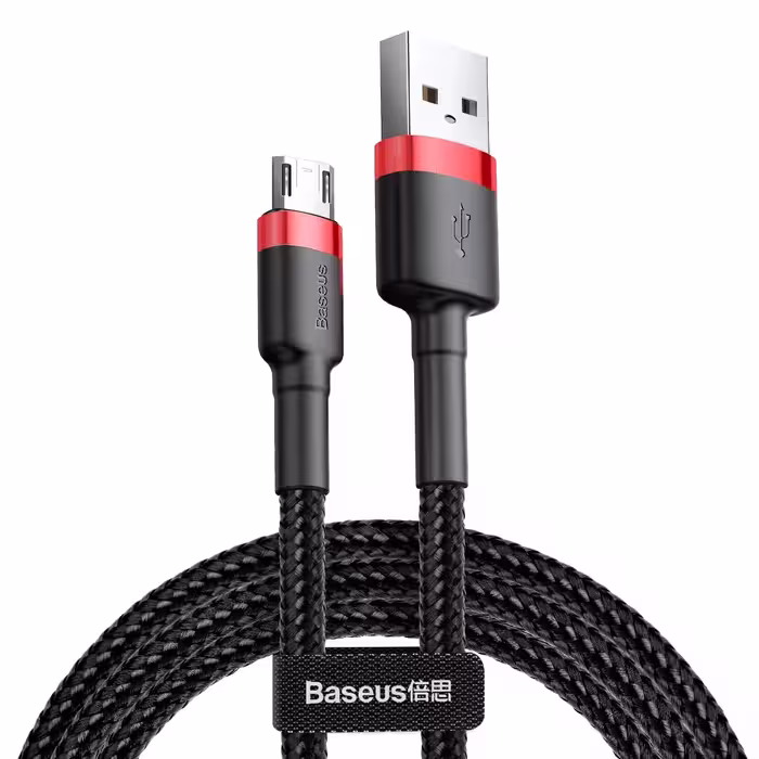 کابل تبدیل USB به microUSB باسئوس مدل CAMKLF-C91 طول 2 متر
