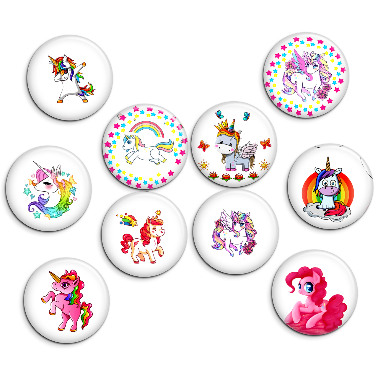 پیکسل پرمانه طرح یونیکورن کد pmg.75 مجموعه 10 عددی