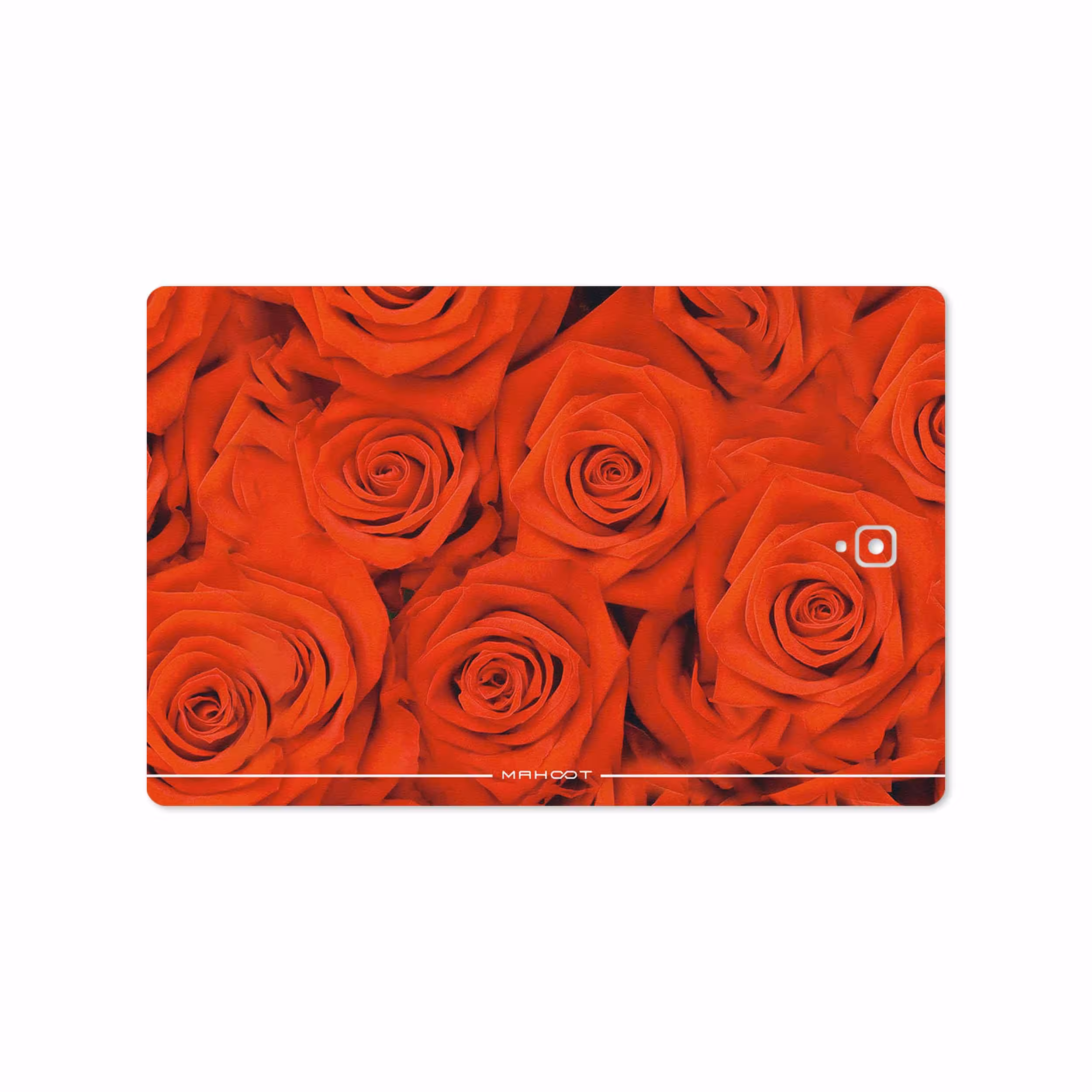 برچسب پوششی ماهوت مدل Red-Flower مناسب برای تبلت سامسونگ Galaxy Tab S3 9.7 2017 T825