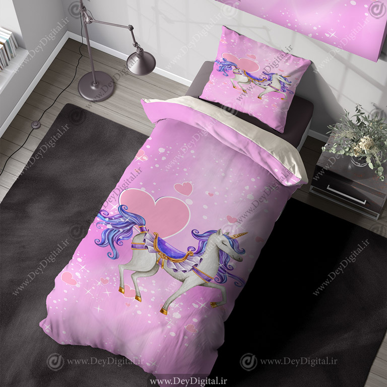 روتختی دخترانه طرح یونیکورن PK-6623