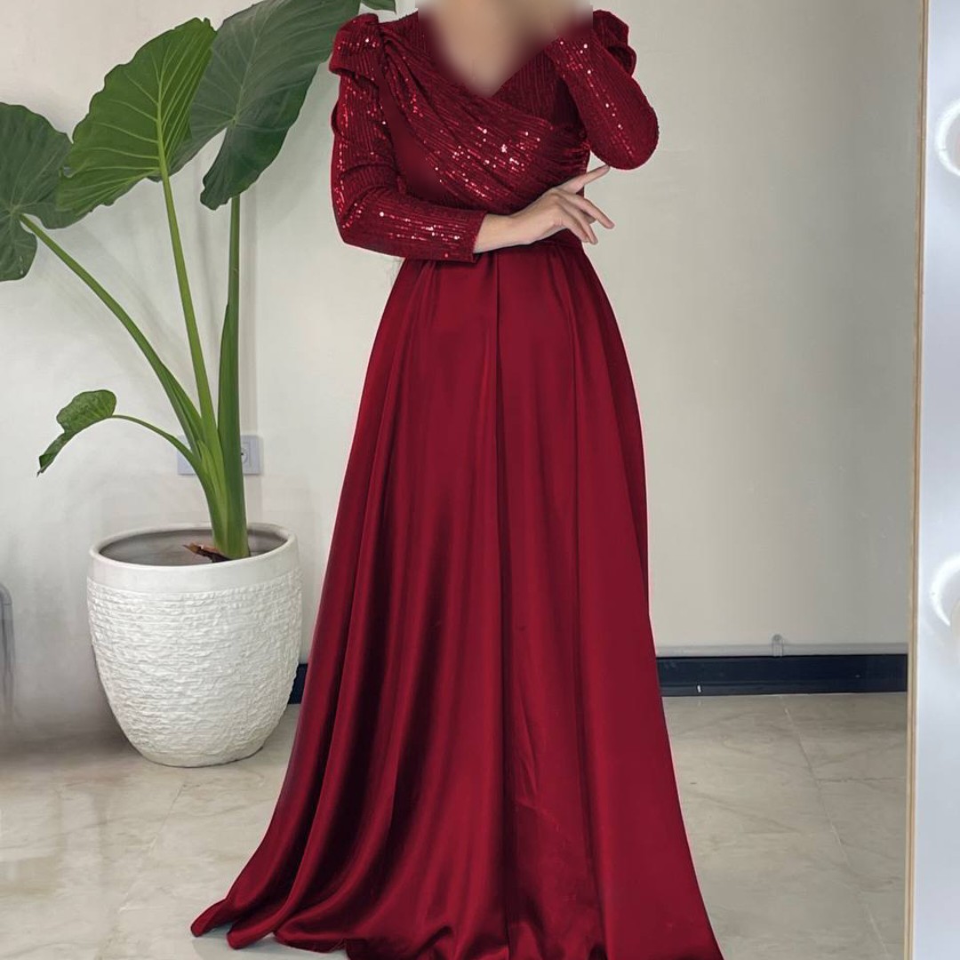 ماکسی لیلیوم جنس پولک زارا و ساتن آمریکایی و آستر در 3 سایزبندی 