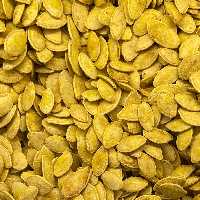 تخمه کدو گوشتی  بوداده لعابی پرمغز زعفرانی