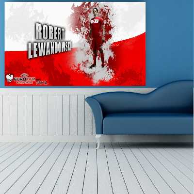 تابلو بوم طرح رابرت لواندوفسکی مدل SDB2835