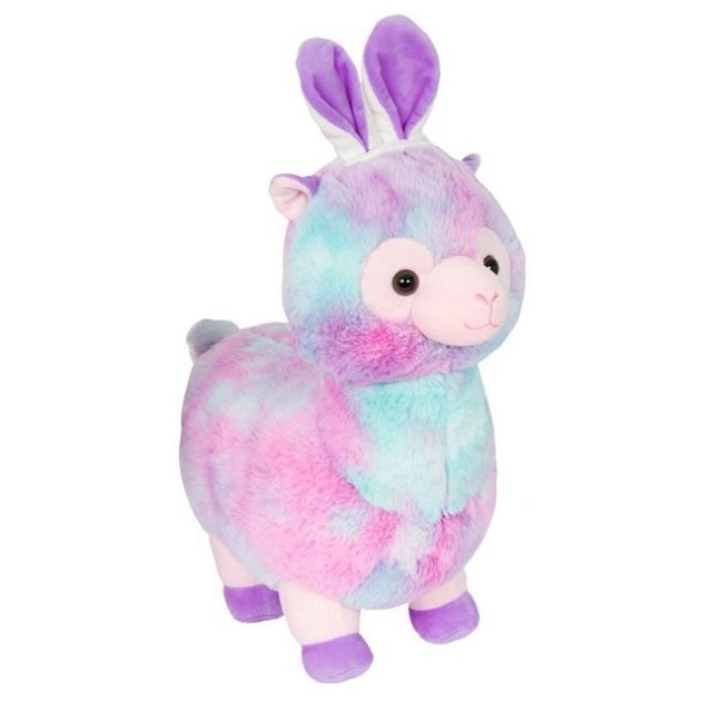 عروسک طرح لاما آلپاکا مدل Kellytoy RainBow کد SZ5/349 ارتفاع 30 سانتیمتر