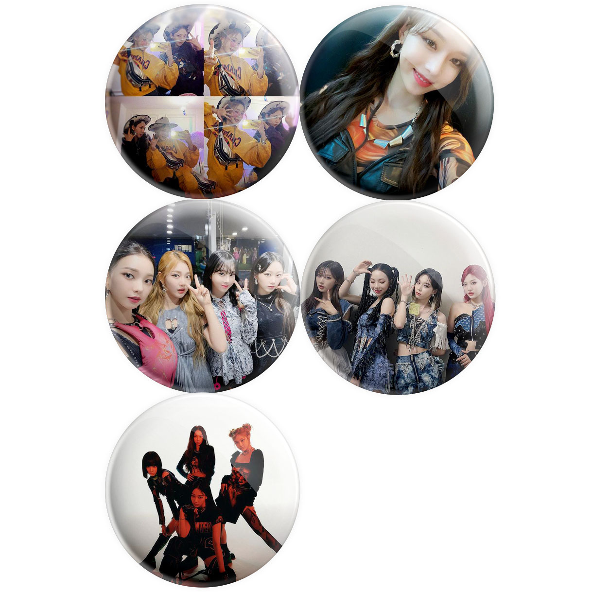 پیکسل پرمانه طرح aespa کد pmg5.8300 مجموعه 5 عددی