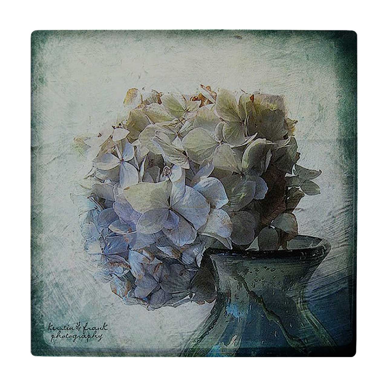 کاشی کارنیلا طرح گل ها در گلدان شیشه ای مدل لوحی کد klh685