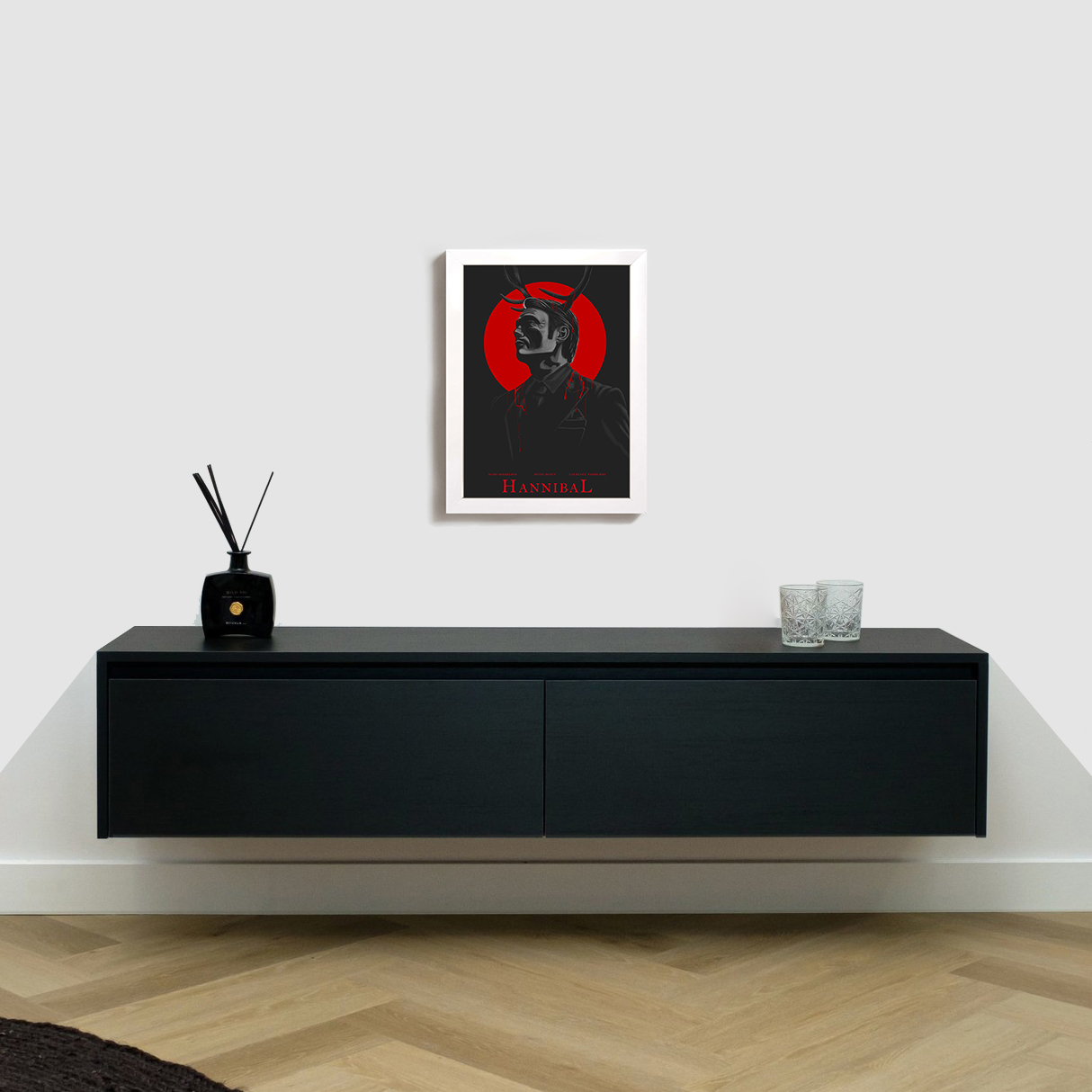 تابلو مدل سریال هانیبال مدس میکلسن hannibal mads mikkelsen W317