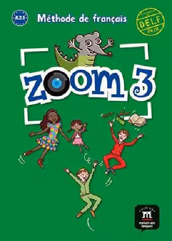 کتاب زبان فرانسوی Zoom 3 Cahier CD (رنگی)