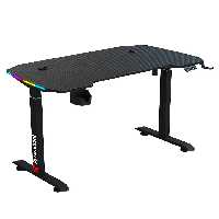 میز گیمینگ موتور دار ردراگون GD-3320-M RGB | تنظیم ارتفاع، طراحی کامپکت 120cm، نورپردازی RGB
