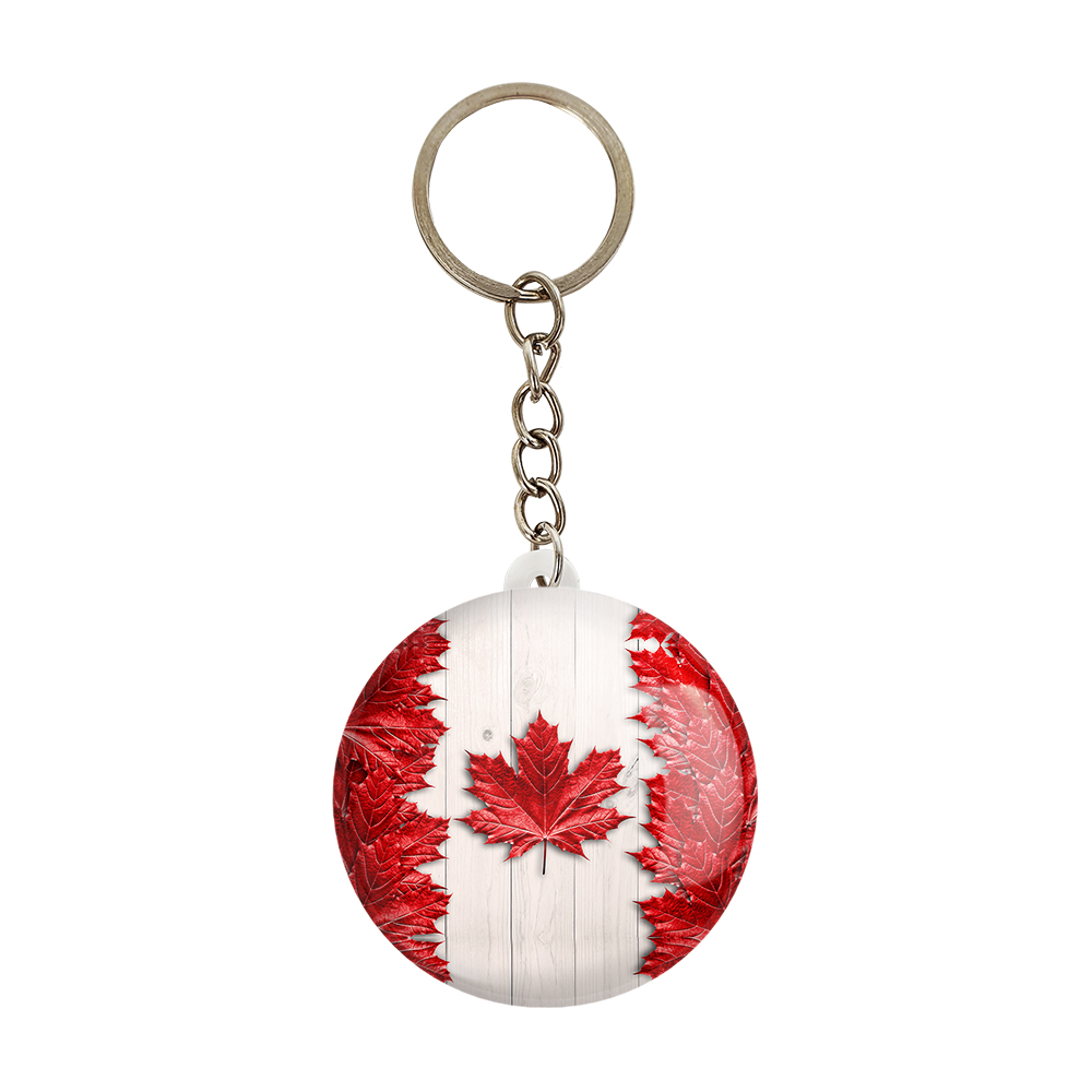 جاکلیدی خندالو مدل پرچم کانادا کد 20600