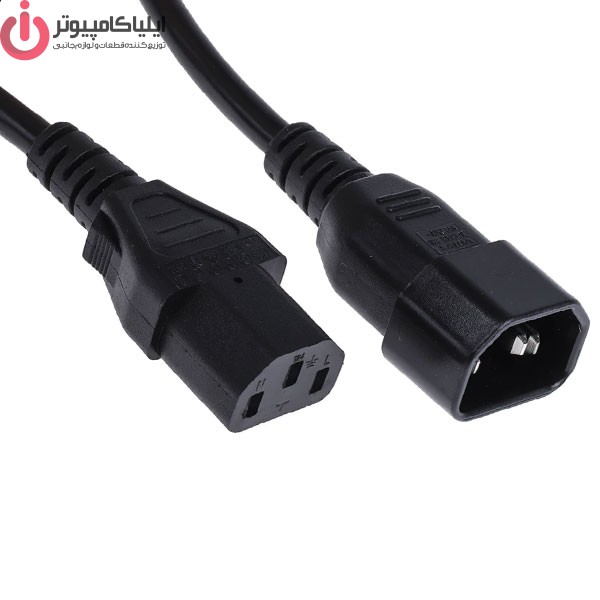 کابل برق کیس Back To Back تی سی تراست مدل TC-MPCB18 C13-C14 طول 18 متر