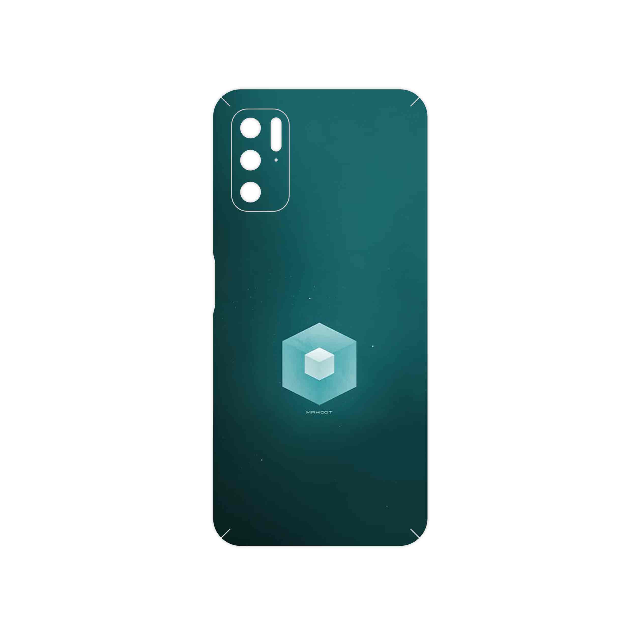 برچسب پوششی ماهوت مدل Minimal Cube icon مناسب برای گوشی موبایل شیائومی Redmi Note 11SE