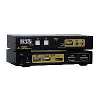 سوئیچ کی وی ام 2 پورت HDMI کی نت پلاس مدل KP-SWKH402