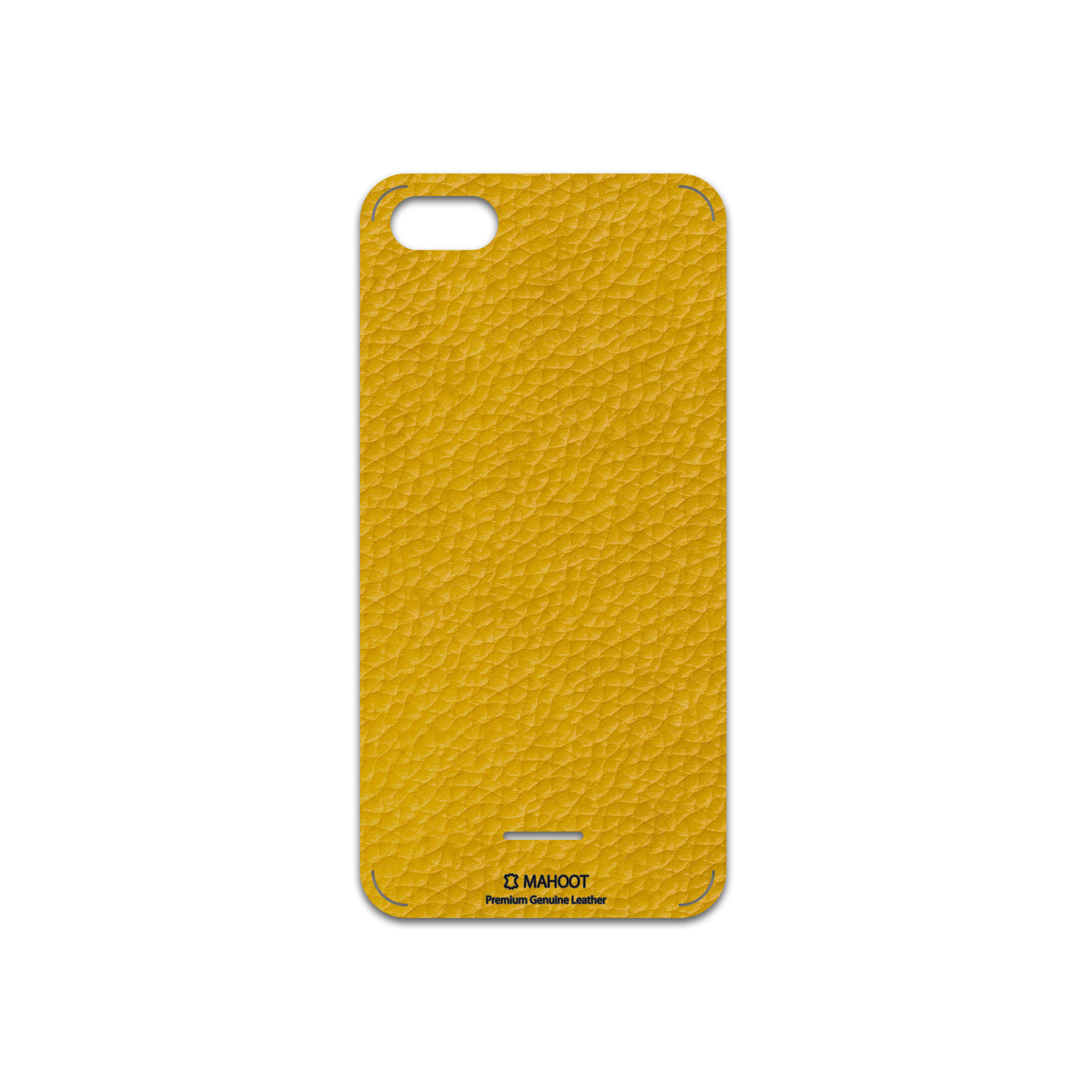 برچسب پوششی ماهوت مدل Mustard-Leather مناسب برای گوشی موبایل شیائومی Redmi 6A