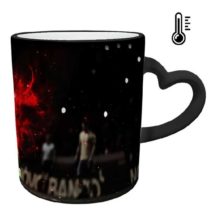 ماگ حرارتی مدل دسته قلبی طرح رونالدو کد 294