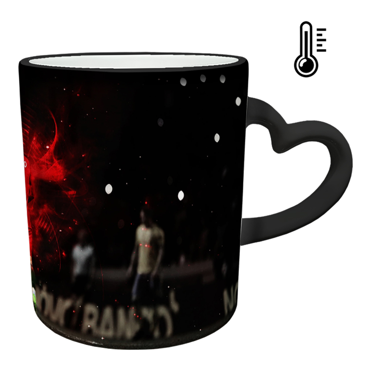 ماگ حرارتی مدل دسته قلبی طرح رونالدو کد 294