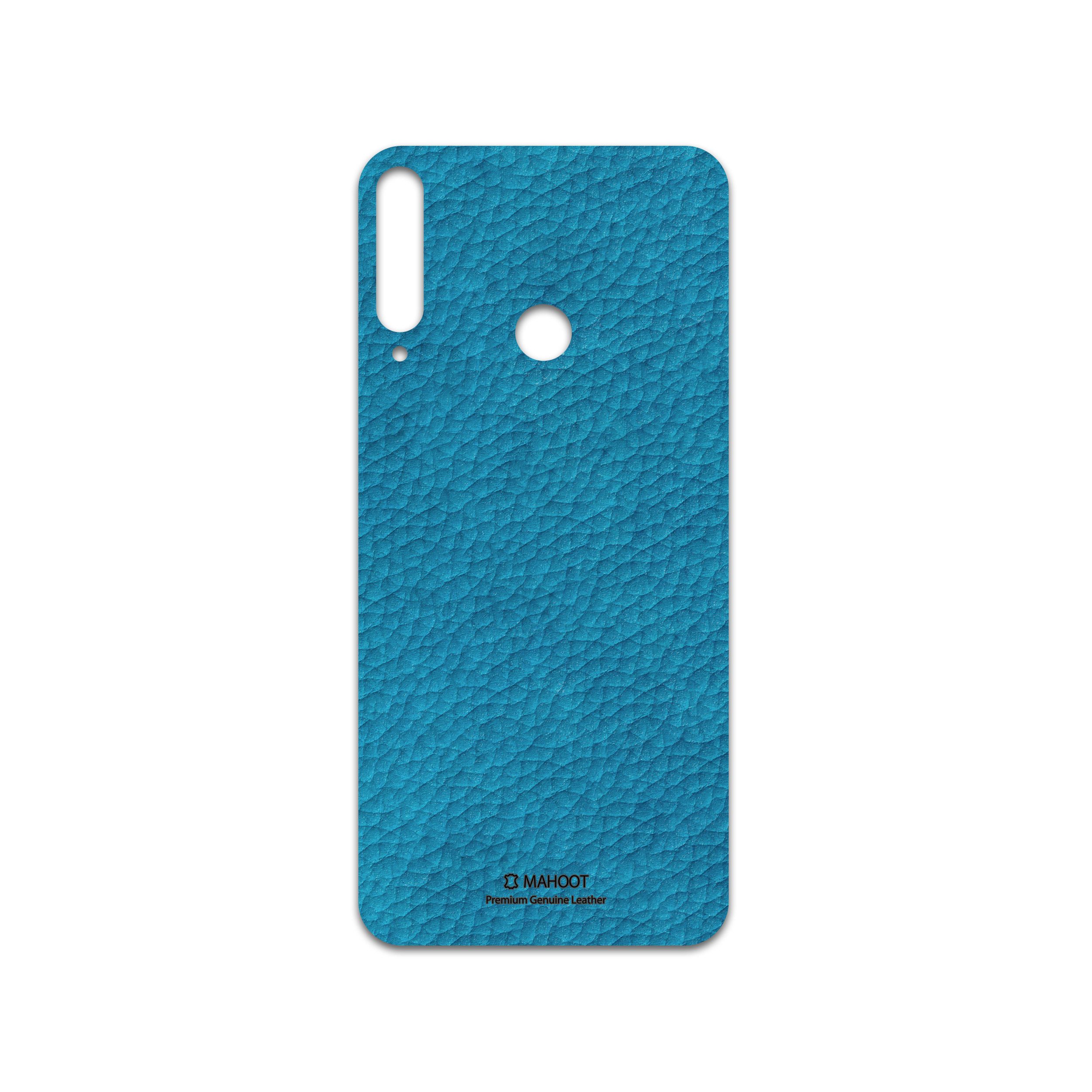 برچسب پوششی ماهوت مدل Blue-Leather مناسب برای گوشی موبایل هوآوی Y7p