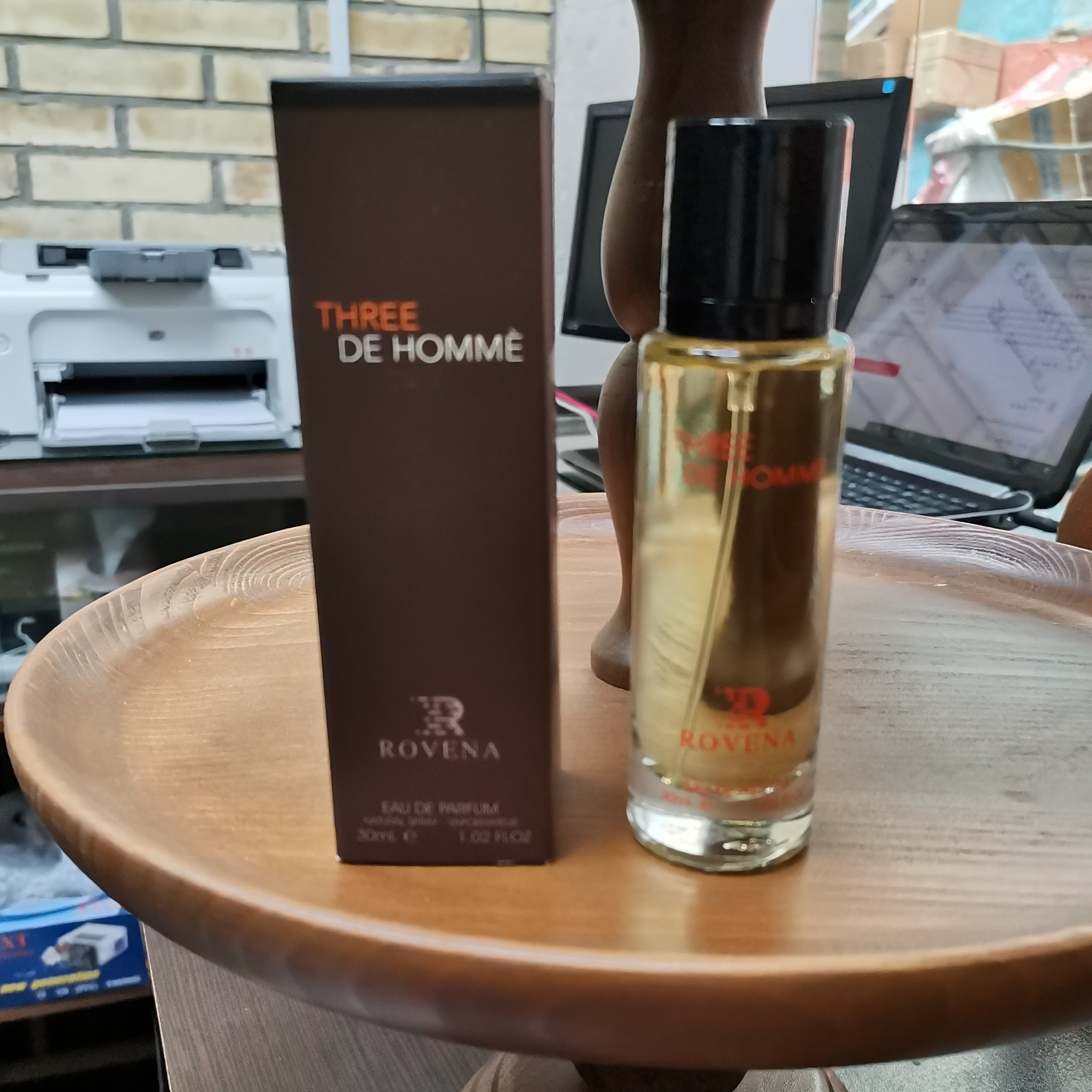 عطر ادکلن مردانه تری دی هوم روونا اصلی حجم 30 میلی لیتر Three De Homme Rovena