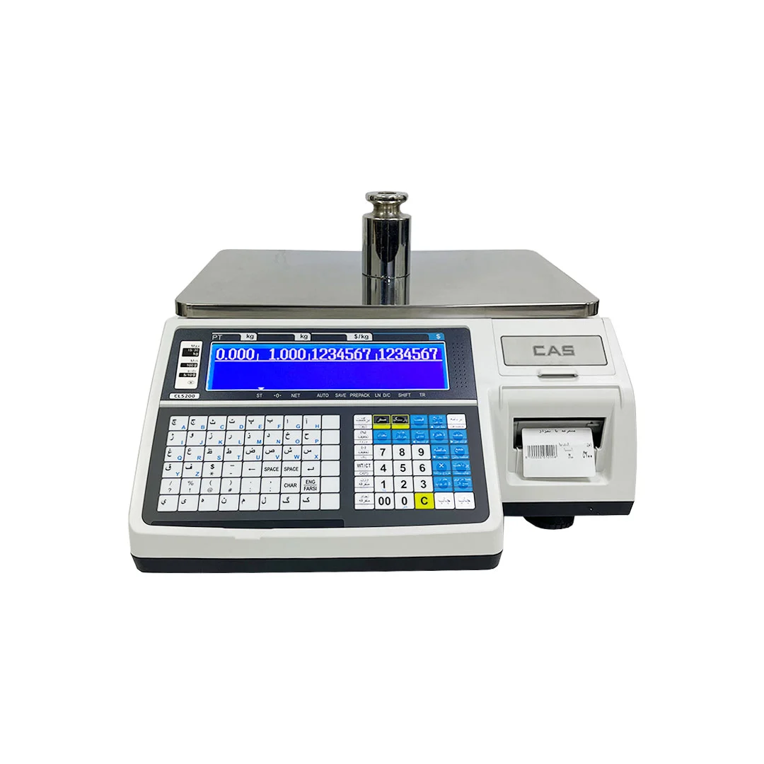 ترازو فروشگاهی کاس CAS مدل CL5200B با ظرفیت 30 کیلوگرم