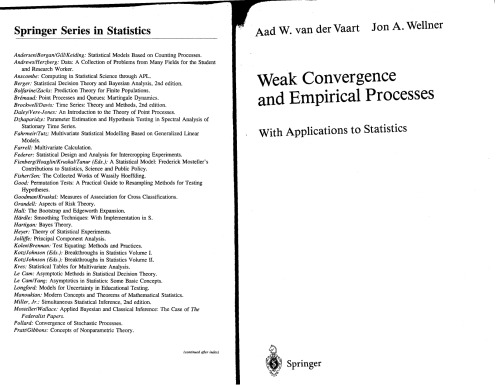 خرید و دانلود نسخه کامل کتاب Weak convergence and empirical processes