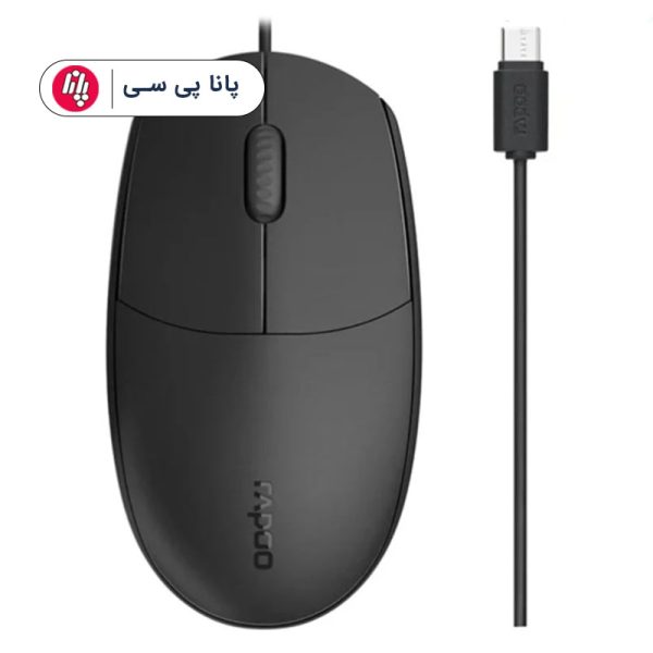 موس سیم دار RAPOO TYPE-C N100C