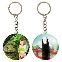 جاکلیدی خندالو مدل نوفیس و چیهیرو انیمه شهر اشباح کد 1210612101 مجموعه 2 عددی