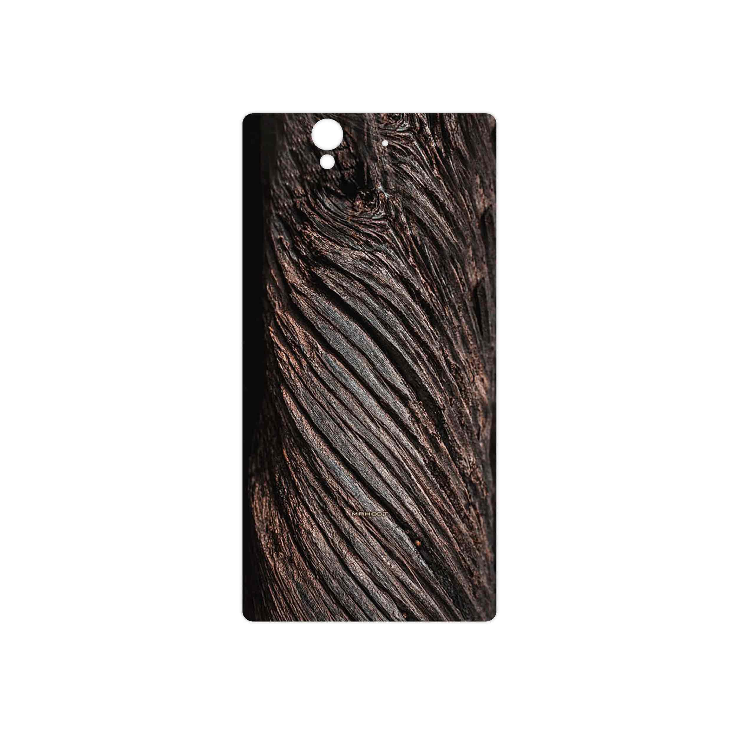 برچسب پوششی ماهوت مدل Wood Texture 9 مناسب برای گوشی موبایل سونی Xperia Z