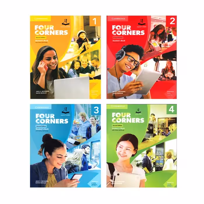 کتاب Four Corners 2nd Edition اثر Jack C. Richard And David Bohlke انتشارات آرماندیس چهار جلدی