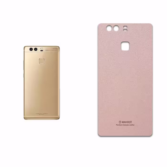 برچسب پوششی ماهوت مدل Rose Gold Leather مناسب برای گوشی موبایل هوآوی P9