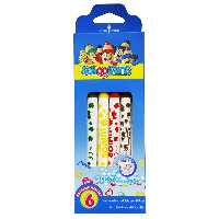 ماژیک رنگ آمیزی 6 رنگ اسکول فنس مدل WASHABLE کد 006