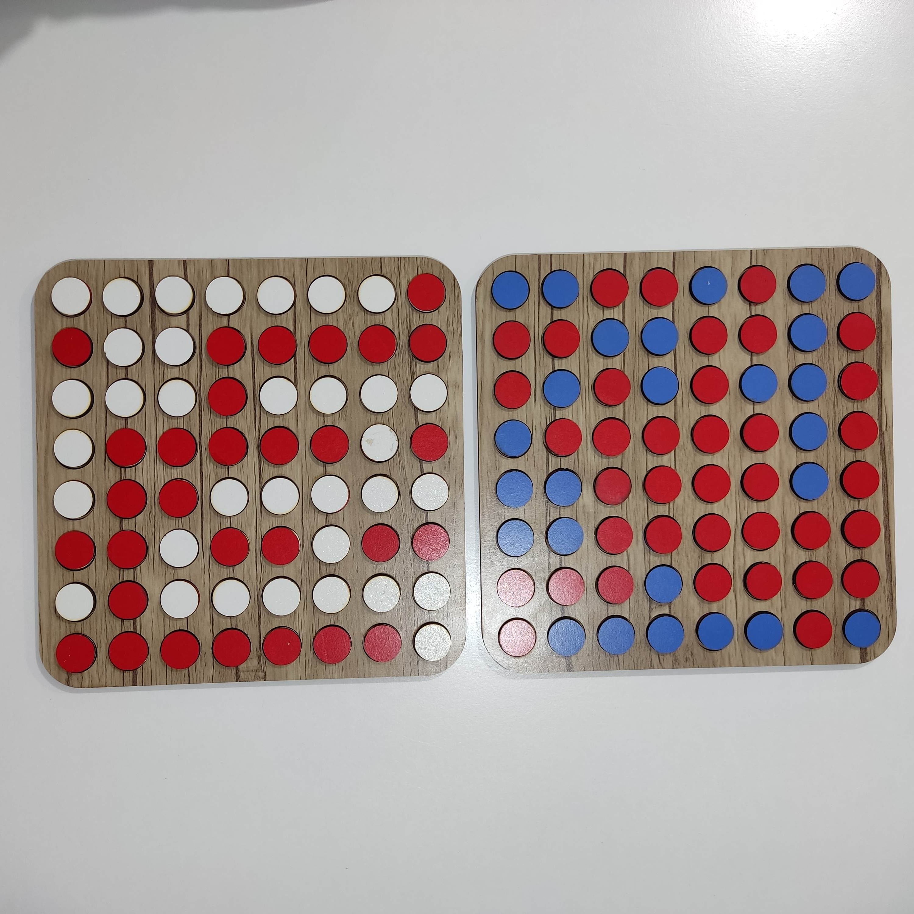 بازی فکری چوبی مدل اتلو  (رنگ لایت)