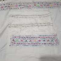 حوله های خشک کن حمام تمام نخ دست دوزی شده حاشیه دار  حاشیه های رنگی و حاشیه های ساده