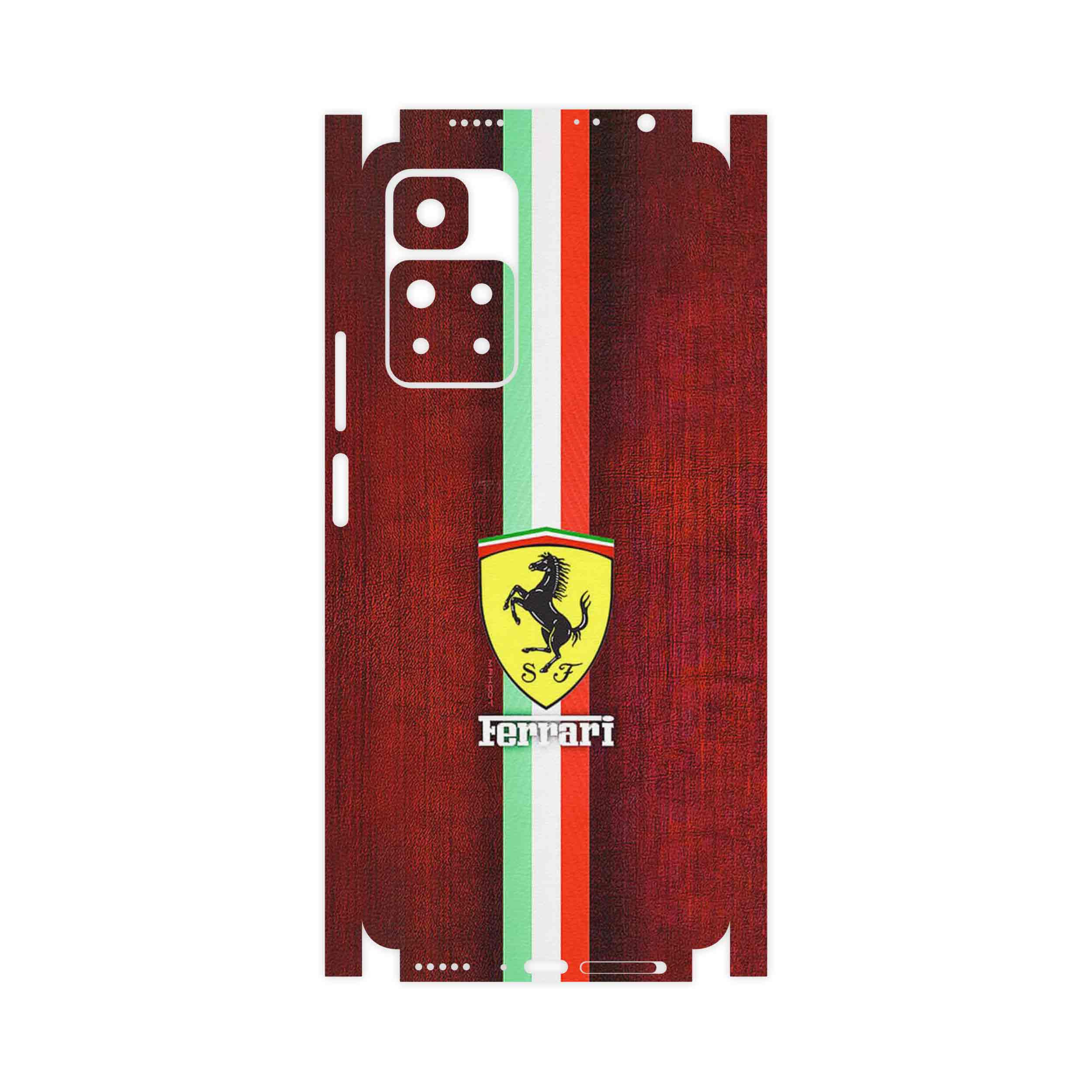 برچسب پوششی ماهوت مدل Ferrari-FullSkin مناسب برای گوشی موبایل شیائومی Redmi Note 11 Pro Plus 5G