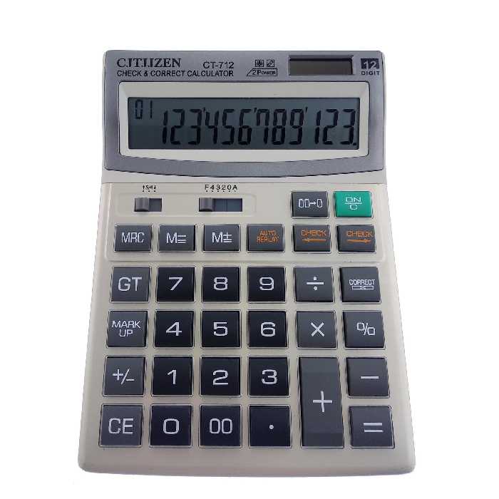 ماشین حساب سیتژن مدل CT-712