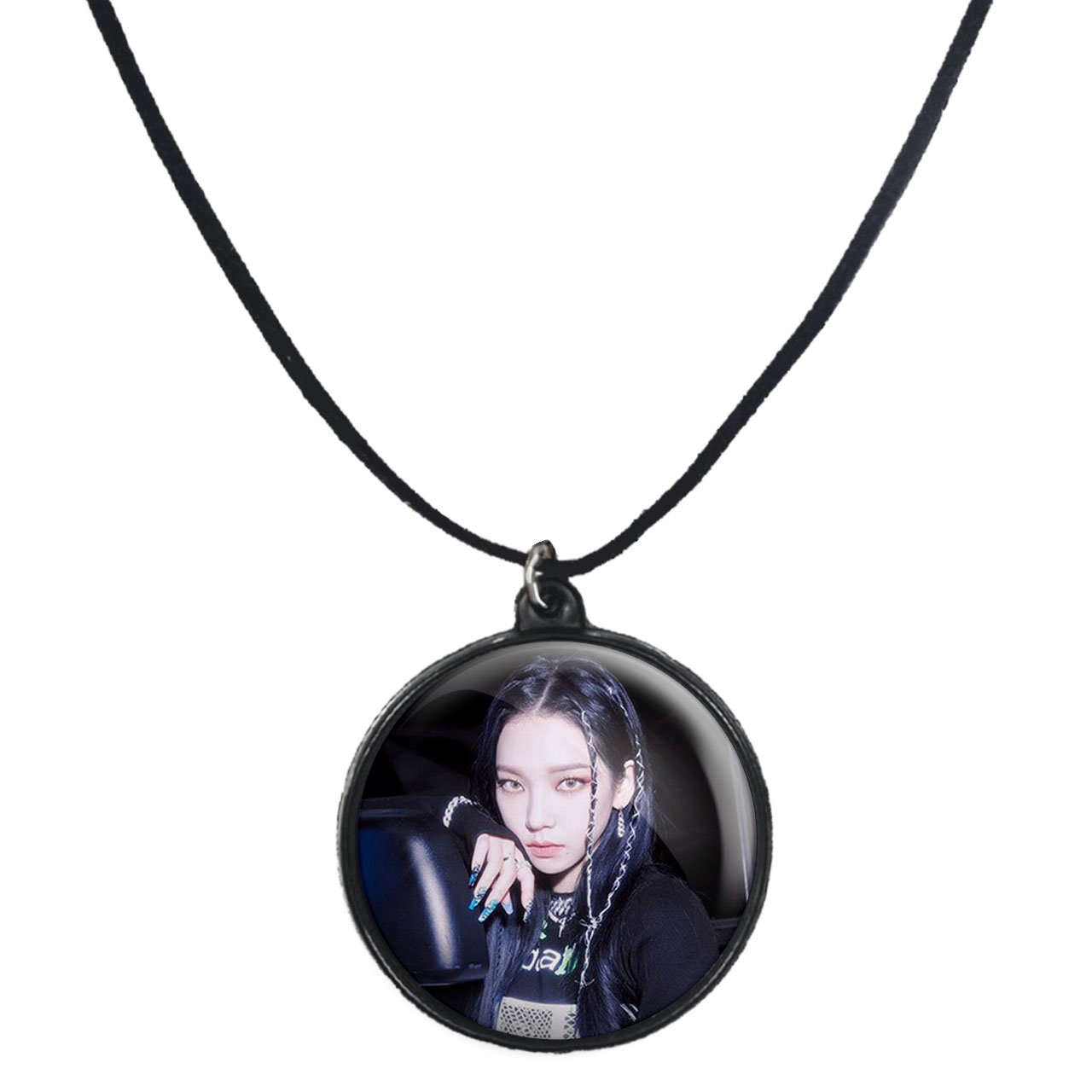 گردنبند پرمانه طرح aespa کد pmb.18530مدل دو طرفه