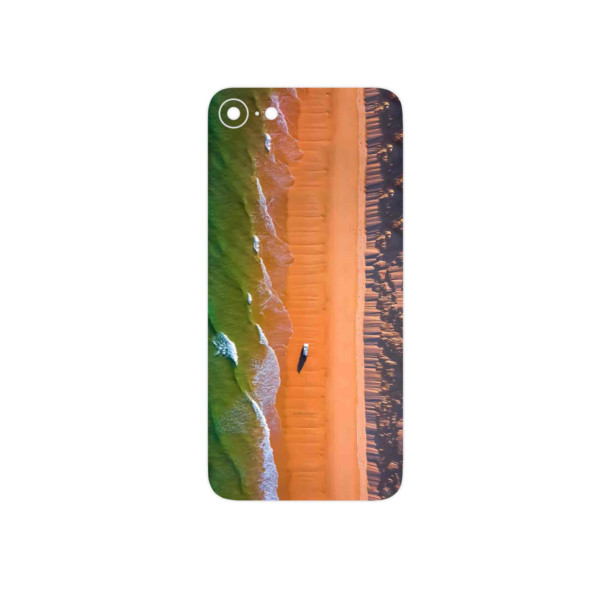برچسب پوششی ماهوت مدل Beach and Green Sea مناسب برای گوشی موبایل اپل iPhone SE 2022