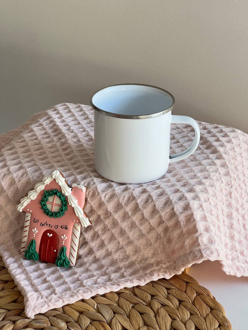 ماگ لعابی سفید رنگ