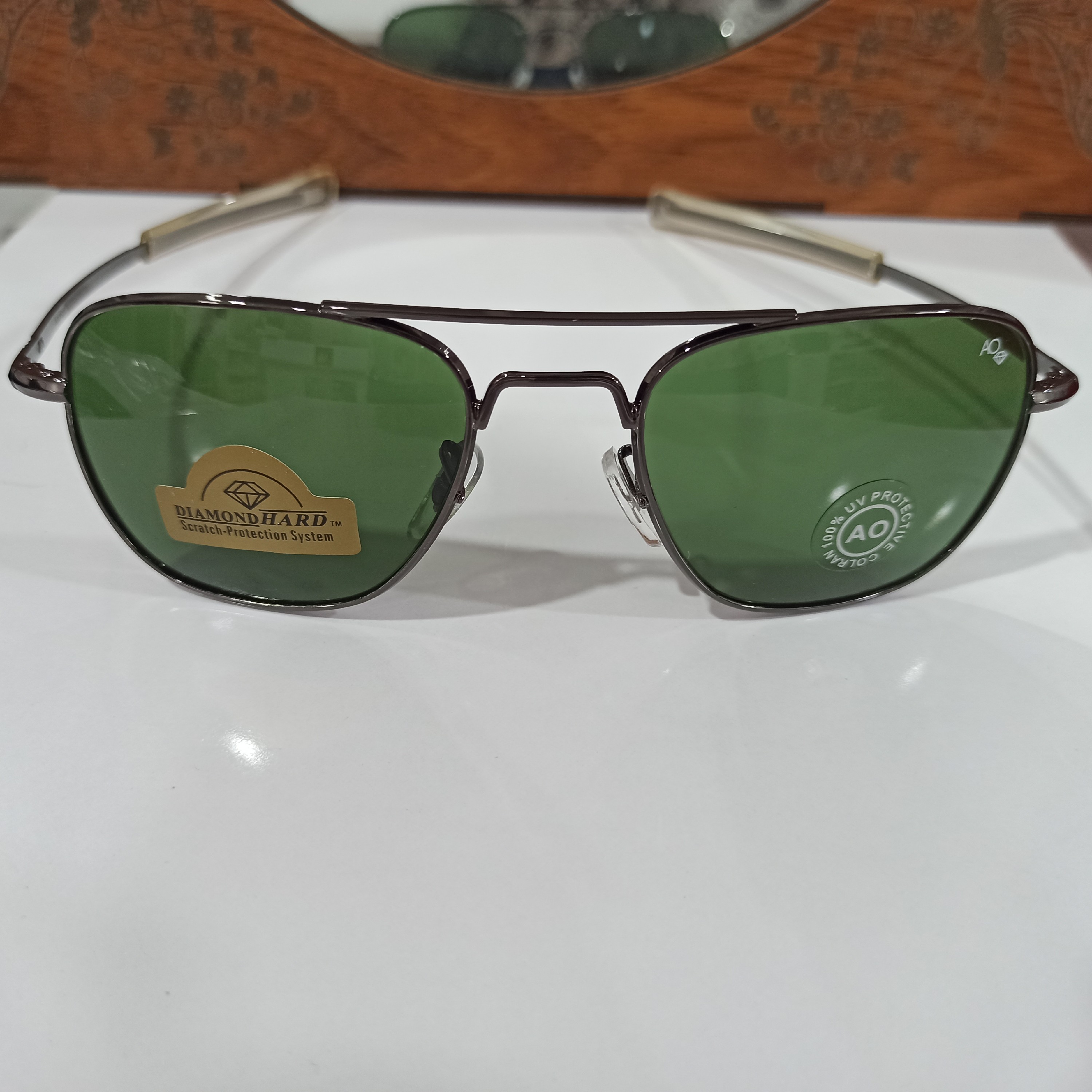 عینک آفتابی آئو مردانه به رنگ نوک مدادی (خلبانی)